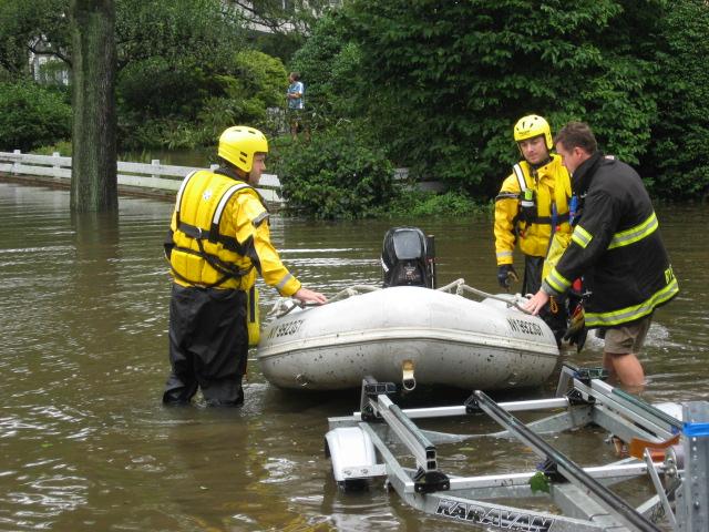 Hurricane Irene Rye Firefighters 